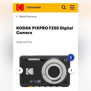 KODAK PIXPRO FZ55-BK 16MP - Perfect Condition Used Once